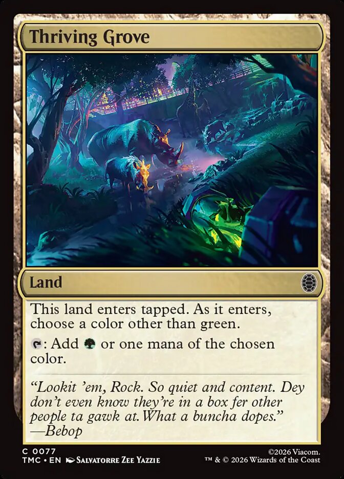 Bosque Vicejante / Thriving Grove - Magic: The Gathering - MoxLand