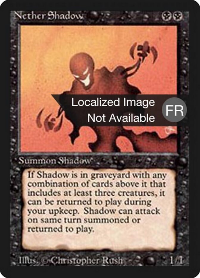 Vulto Ínfero / Nether Shadow - Magic: The Gathering - MoxLand