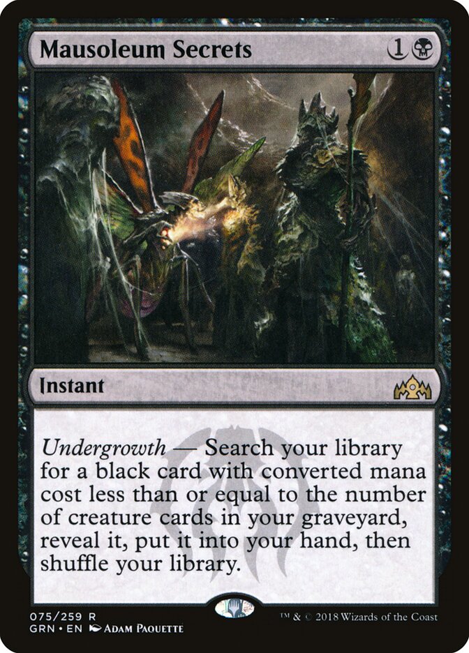 Segredos do Mausoléu / Mausoleum Secrets - Magic: The Gathering - MoxLand