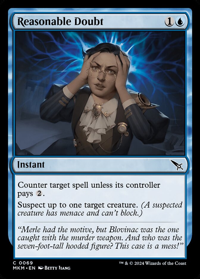 Dúvida Razoável / Reasonable Doubt - Magic: The Gathering - MoxLand