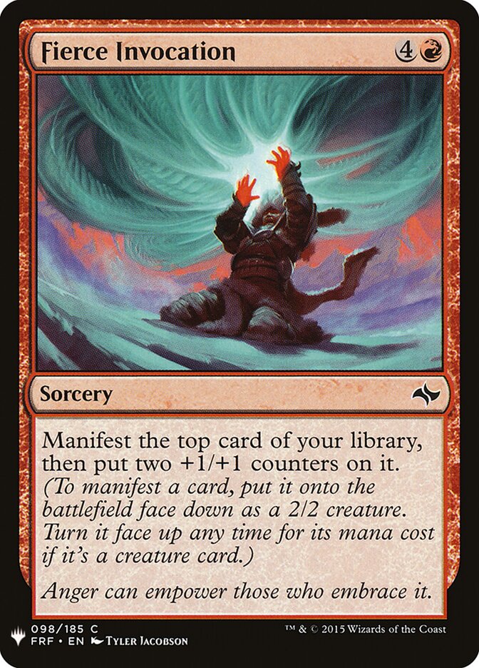 Invocação Furiosa / Fierce Invocation - Magic: The Gathering - MoxLand