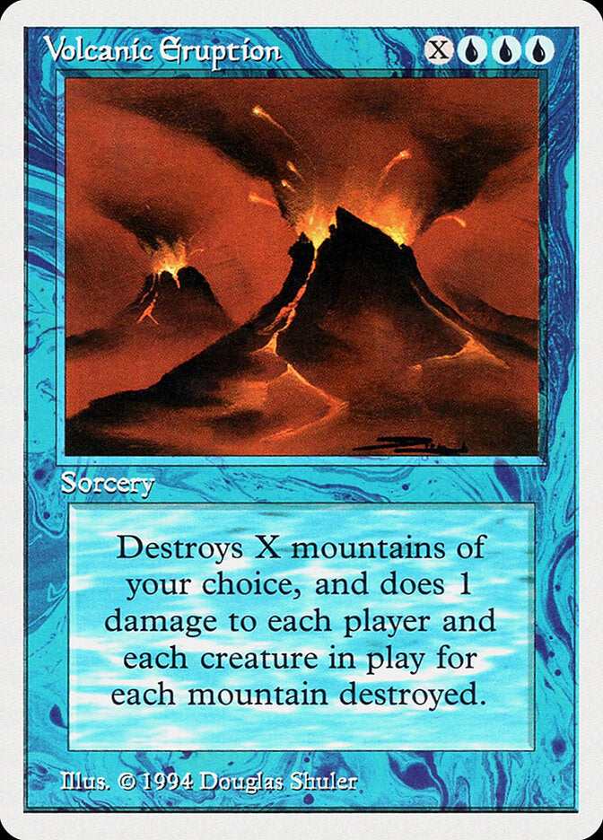 Erupção Vulcânica / Volcanic Eruption - Magic: The Gathering - MoxLand