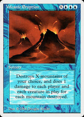 Erupção Vulcânica / Volcanic Eruption - Magic: The Gathering - MoxLand
