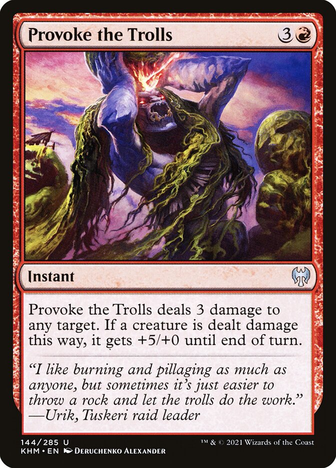 Provocar os Trols / Provoke the Trolls - Magic: The Gathering - MoxLand
