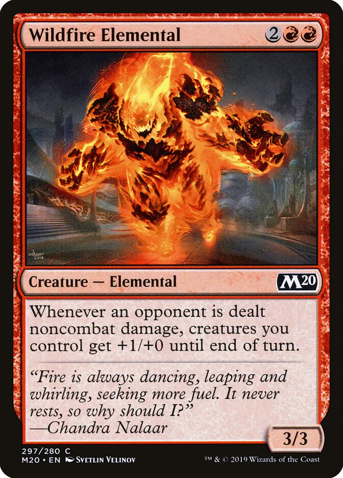 Elemental Incendiário / Wildfire Elemental - Magic: The Gathering - MoxLand