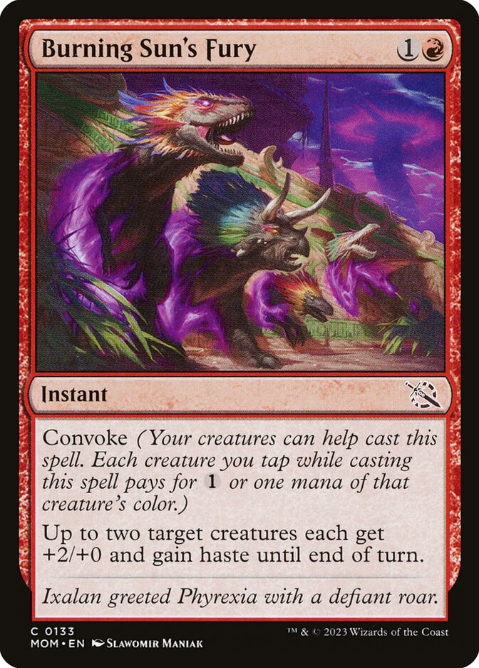 Fúria do Sol Abrasador / Burning Sun's Fury - Magic: The Gathering - MoxLand