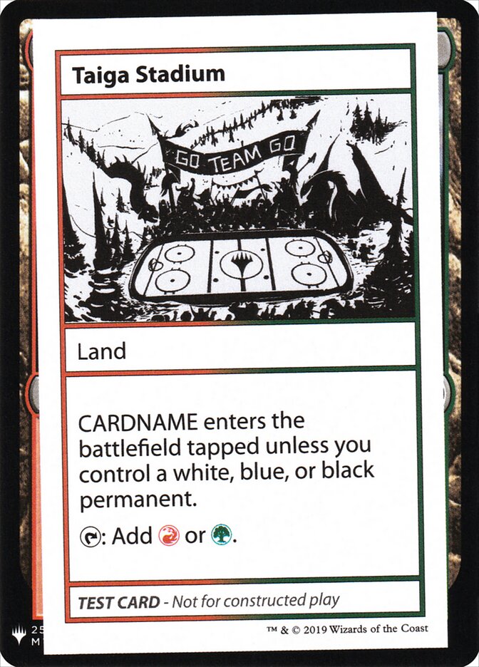 Taiga Stadium - Magic: The Gathering - MoxLand