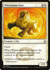 Leão de Juba Branca / Whitemane Lion - Magic: The Gathering - MoxLand