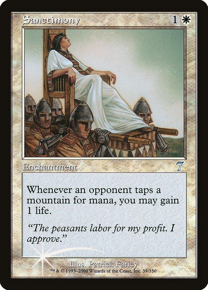 Santimônia / Sanctimony - Magic: The Gathering - MoxLand