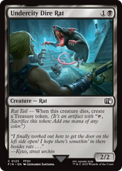 Rato Atroz do Submundo / Undercity Dire Rat - Magic: The Gathering - MoxLand