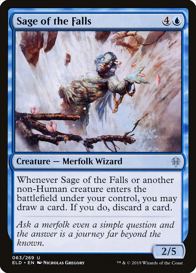 Sábio das Cataratas / Sage of the Falls - Magic: The Gathering - MoxLand