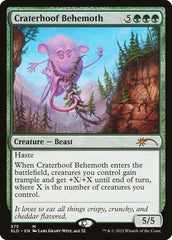 Behemoth Craterópode / Craterhoof Behemoth - Magic: The Gathering - MoxLand