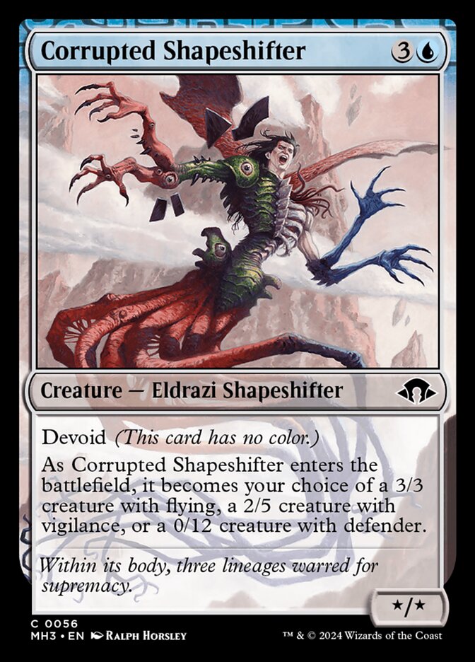 Metamorfo Corrompido / Corrupted Shapeshifter - Magic: The Gathering - MoxLand