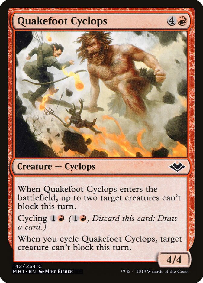 Ciclope Sismópode / Quakefoot Cyclops - Magic: The Gathering - MoxLand