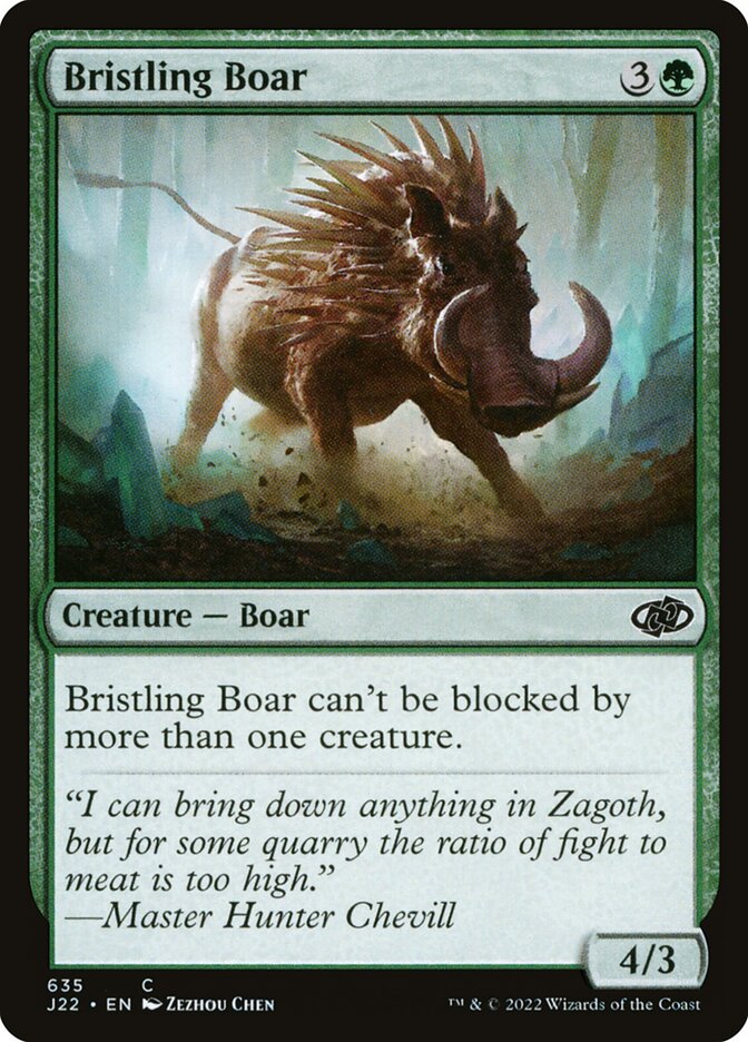 Javali Eriçado / Bristling Boar - Magic: The Gathering - MoxLand