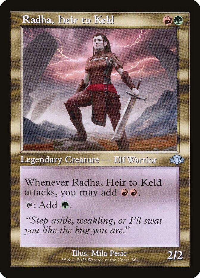 Radha, Herdeira de Keld / Radha, Heir to Keld - Magic: The Gathering - MoxLand