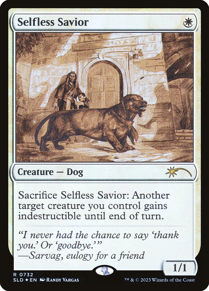 Salvador Altruísta / Selfless Savior - Magic: The Gathering - MoxLand