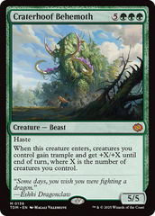 Behemoth Craterópode / Craterhoof Behemoth - Magic: The Gathering - MoxLand