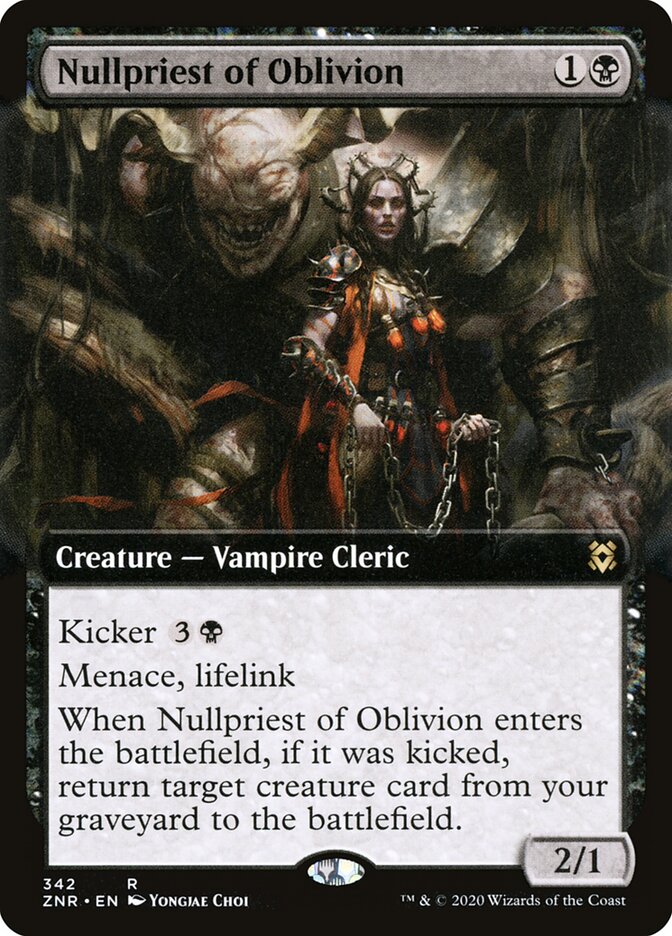 Sacerdotisa de Nulos do Oblívio / Nullpriest of Oblivion - Magic: The Gathering - MoxLand