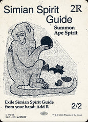 Espírito-guia Símio / Simian Spirit Guide - Magic: The Gathering - MoxLand