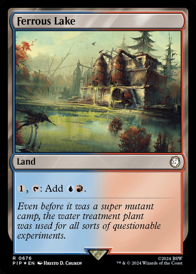 Ferrous Lake - Magic: The Gathering - MoxLand