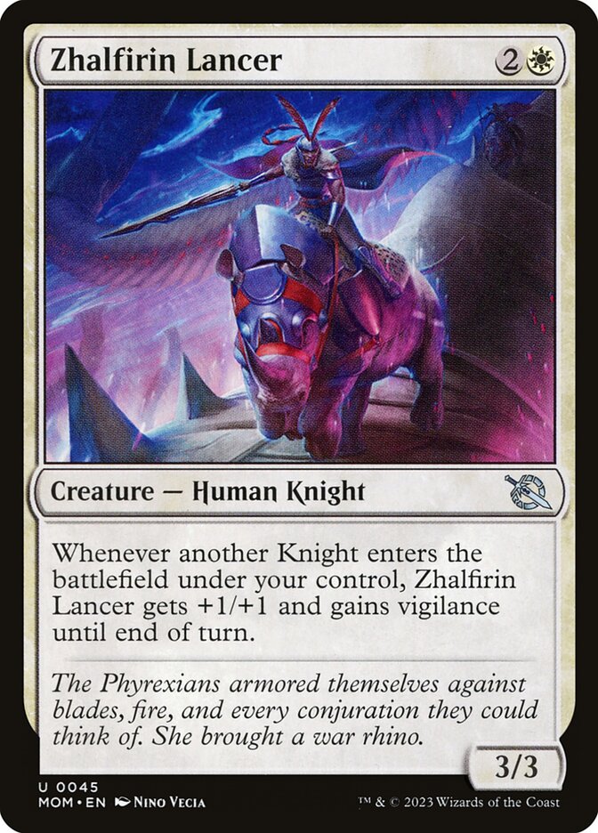 Lanceira Zhalfiriana / Zhalfirin Lancer - Magic: The Gathering - MoxLand