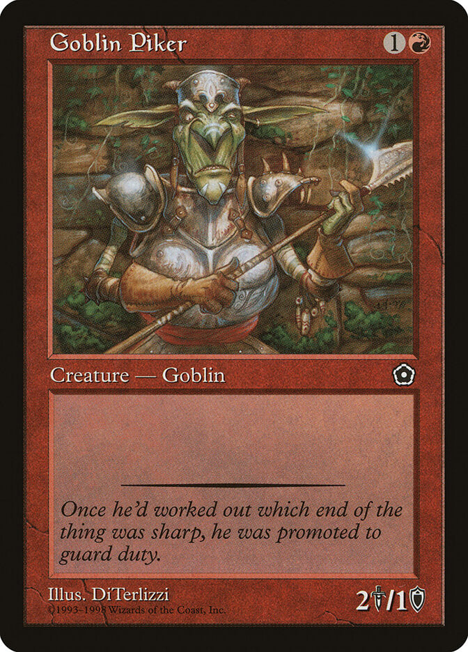 Goblin Piqueiro / Goblin Piker - Magic: The Gathering - MoxLand