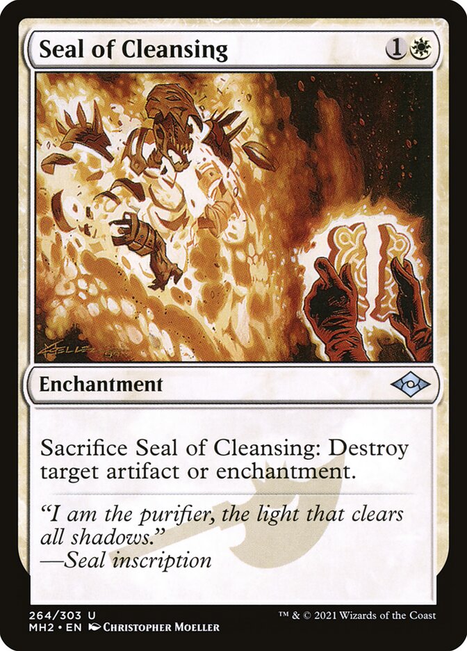 Selo da Purificação / Seal of Cleansing - Magic: The Gathering - MoxLand