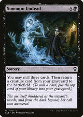 Invocar Morto-vivo / Summon Undead - Magic: The Gathering - MoxLand