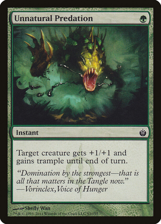 Predação Antinatural / Unnatural Predation - Magic: The Gathering - MoxLand
