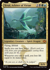 Teval, Árbitra da Virtude / Teval, Arbiter of Virtue - Magic: The Gathering - MoxLand