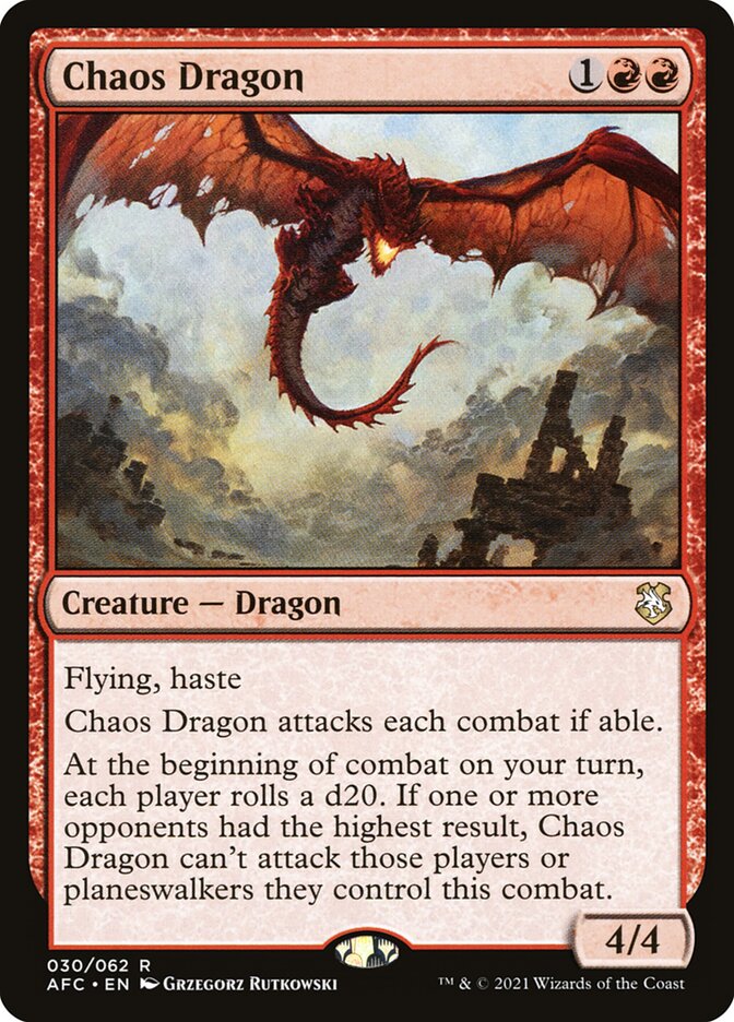 Dragão do Caos / Chaos Dragon - Magic: The Gathering - MoxLand