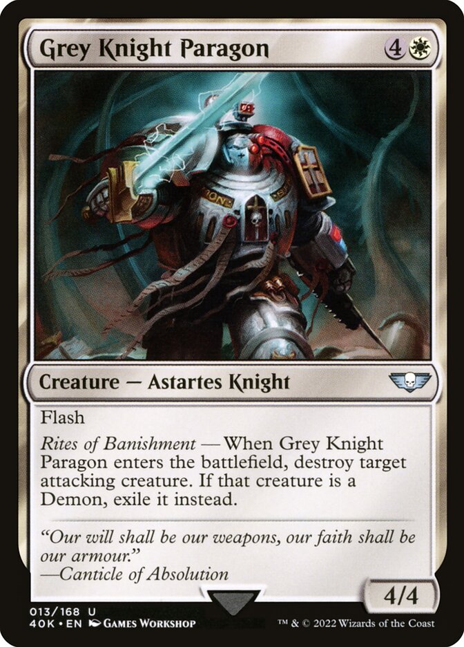 Grey Knight Exemplar / Grey Knight Paragon - Magic: The Gathering - MoxLand