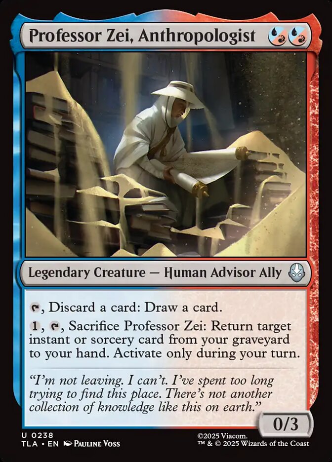 Professor Zei, Antropólogo / Professor Zei, Anthropologist - Magic: The Gathering - MoxLand