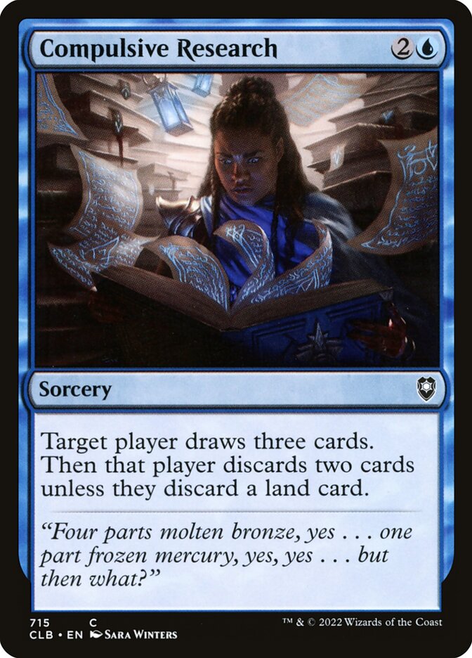 Pesquisa Compulsiva / Compulsive Research - Magic: The Gathering - MoxLand