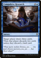 Pesquisa Compulsiva / Compulsive Research - Magic: The Gathering - MoxLand