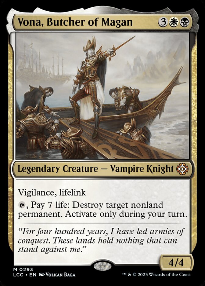 Vona, Açougueira de Magan / Vona, Butcher of Magan - Magic: The Gathering - MoxLand