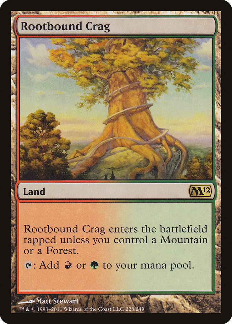 Penhasco do Raizame / Rootbound Crag - Magic: The Gathering - MoxLand