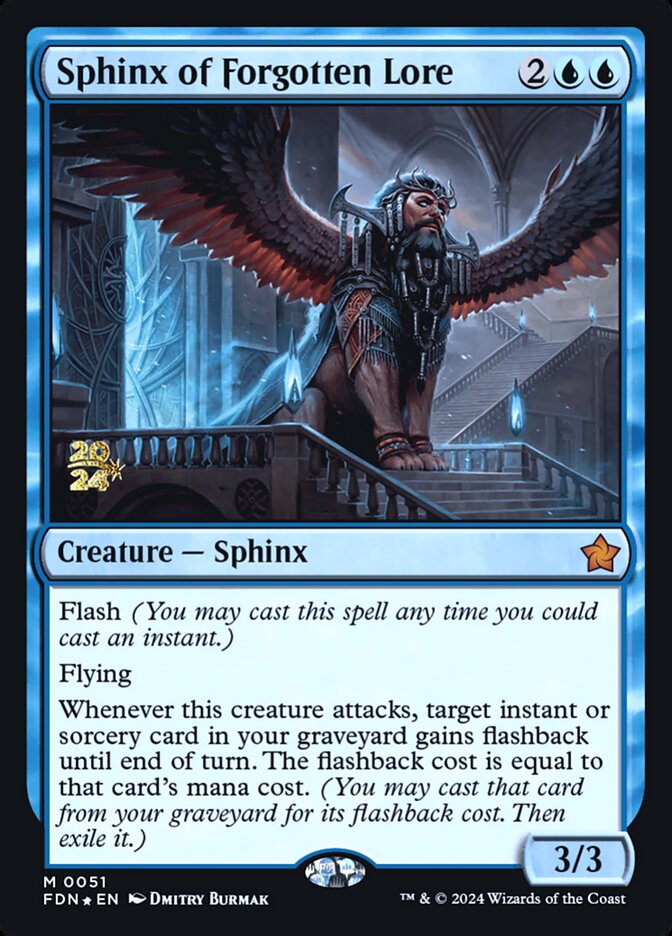 Sphinx of Forgotten Lore - Magic: The Gathering - MoxLand
