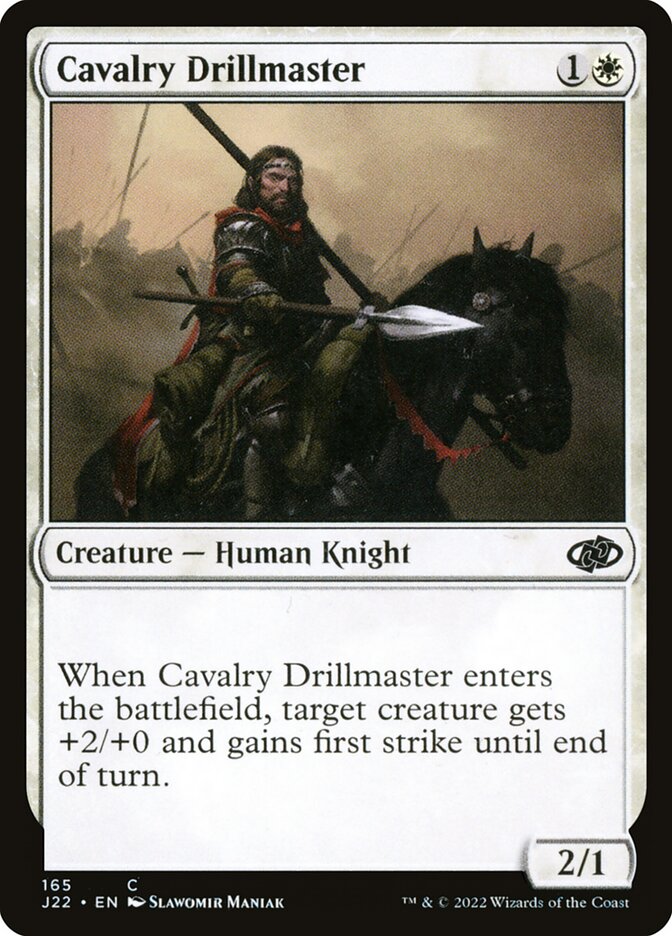 Mestre de Exercícios da Cavalaria / Cavalry Drillmaster - Magic: The Gathering - MoxLand