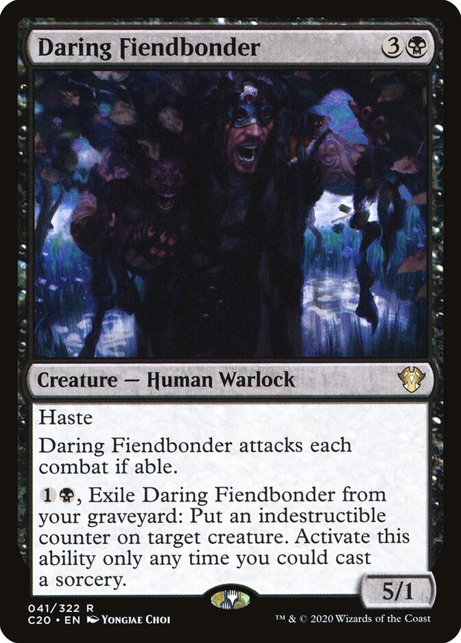 Vinculador de Demônios Ousado / Daring Fiendbonder - Magic: The Gathering - MoxLand
