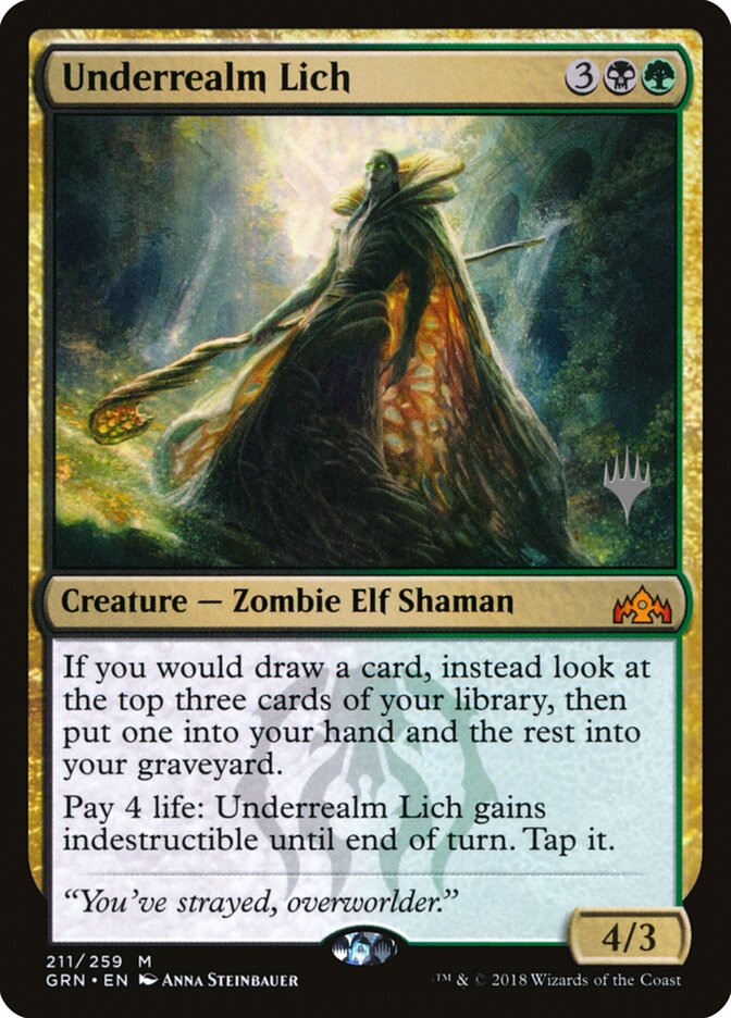 Lich do Reino Subterrâneo / Underrealm Lich - Magic: The Gathering - MoxLand