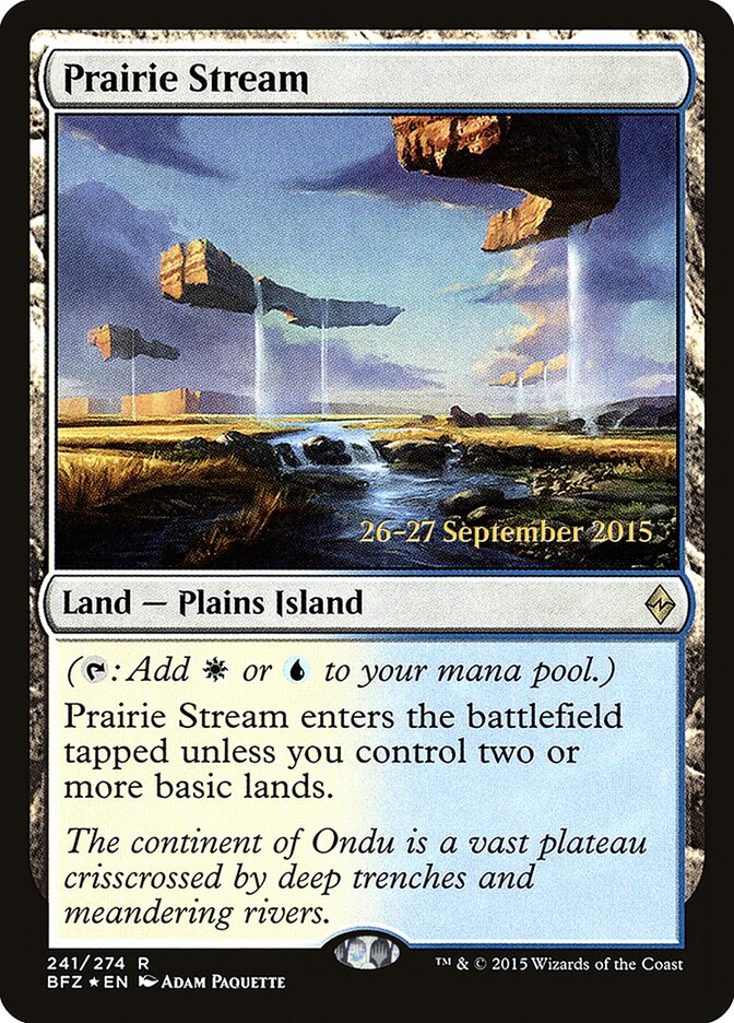Riacho da Pradaria / Prairie Stream - Magic: The Gathering - MoxLand