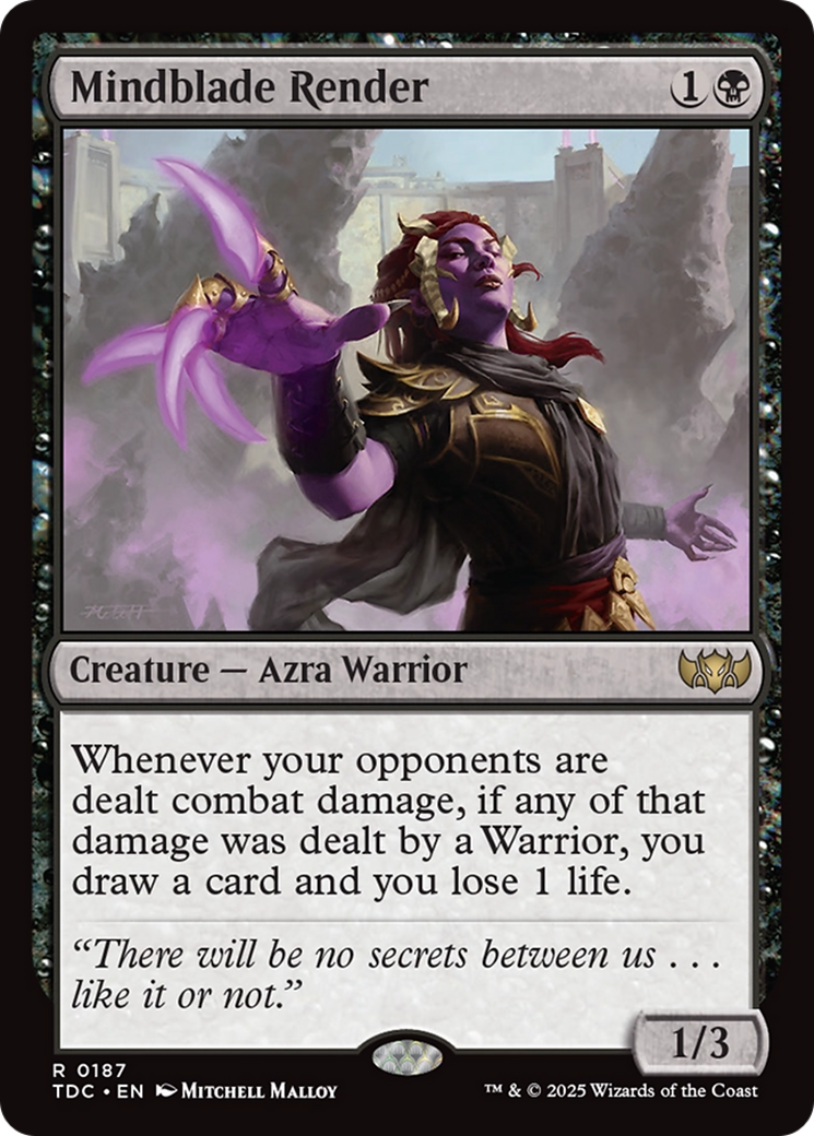 Laceradora da Lâmina Mental / Mindblade Render - Magic: The Gathering - MoxLand