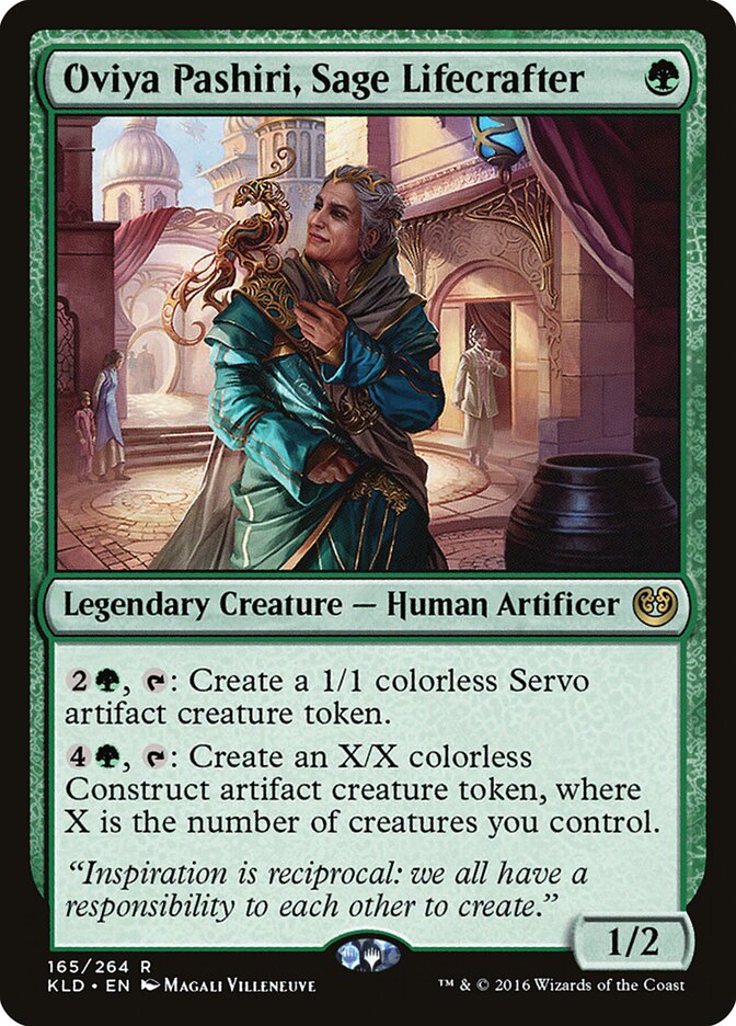 Oviya Pashiri, Sábia Vivideira / Oviya Pashiri, Sage Lifecrafter - Magic: The Gathering - MoxLand
