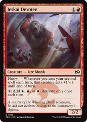 Devoto Jeskai / Jeskai Devotee - Magic: The Gathering - MoxLand