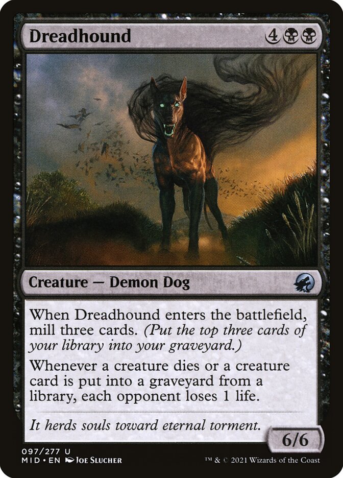 Sabujo do Pavor / Dreadhound - Magic: The Gathering - MoxLand