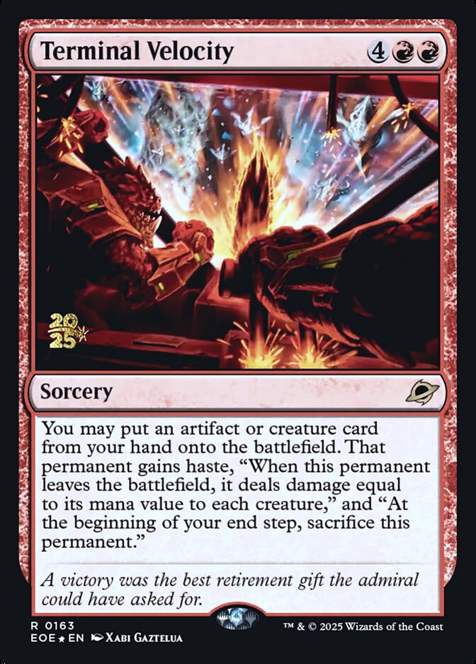 Terminal Velocity - Magic: The Gathering - MoxLand