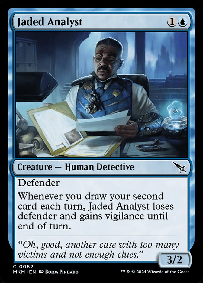 Analista Esgotado / Jaded Analyst - Magic: The Gathering - MoxLand