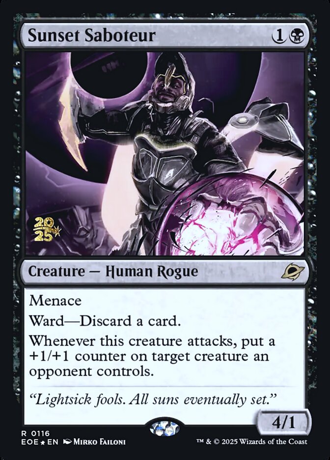 Sunset Saboteur - Magic: The Gathering - MoxLand